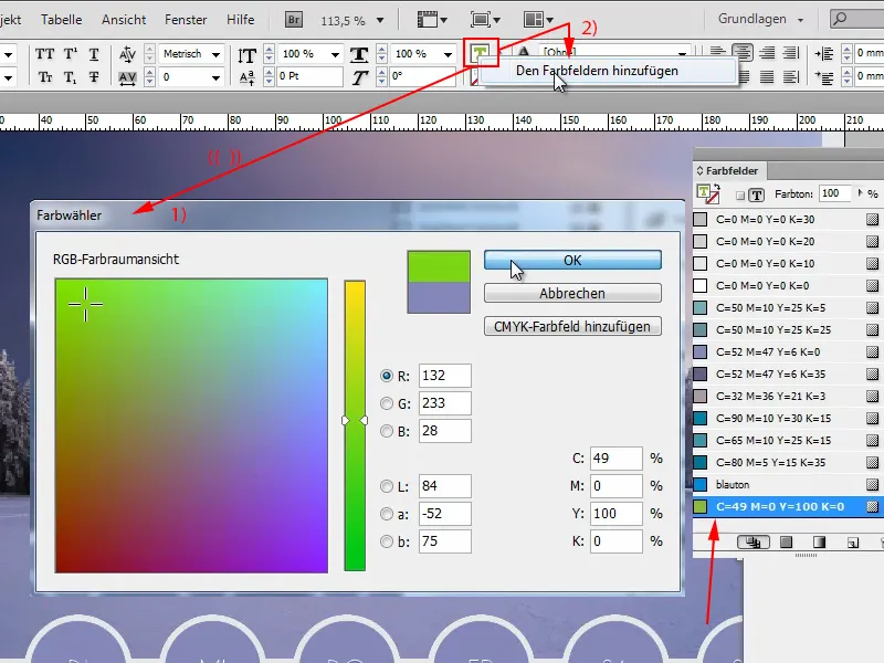 Adobe InDesign tips & tricks: Quickly add new color swatches