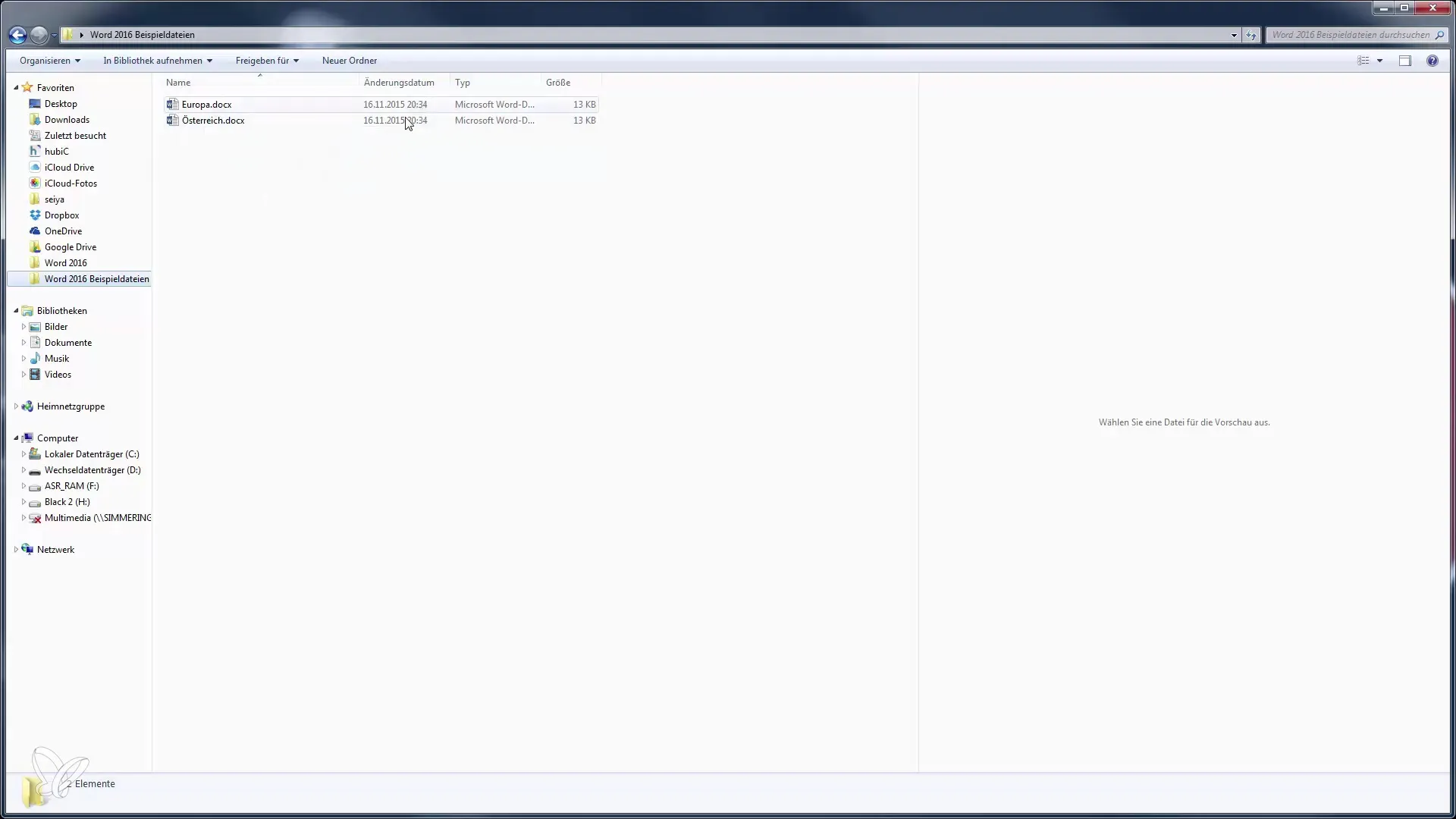 Utiliser efficacement les documents des succursales et centraux dans Word