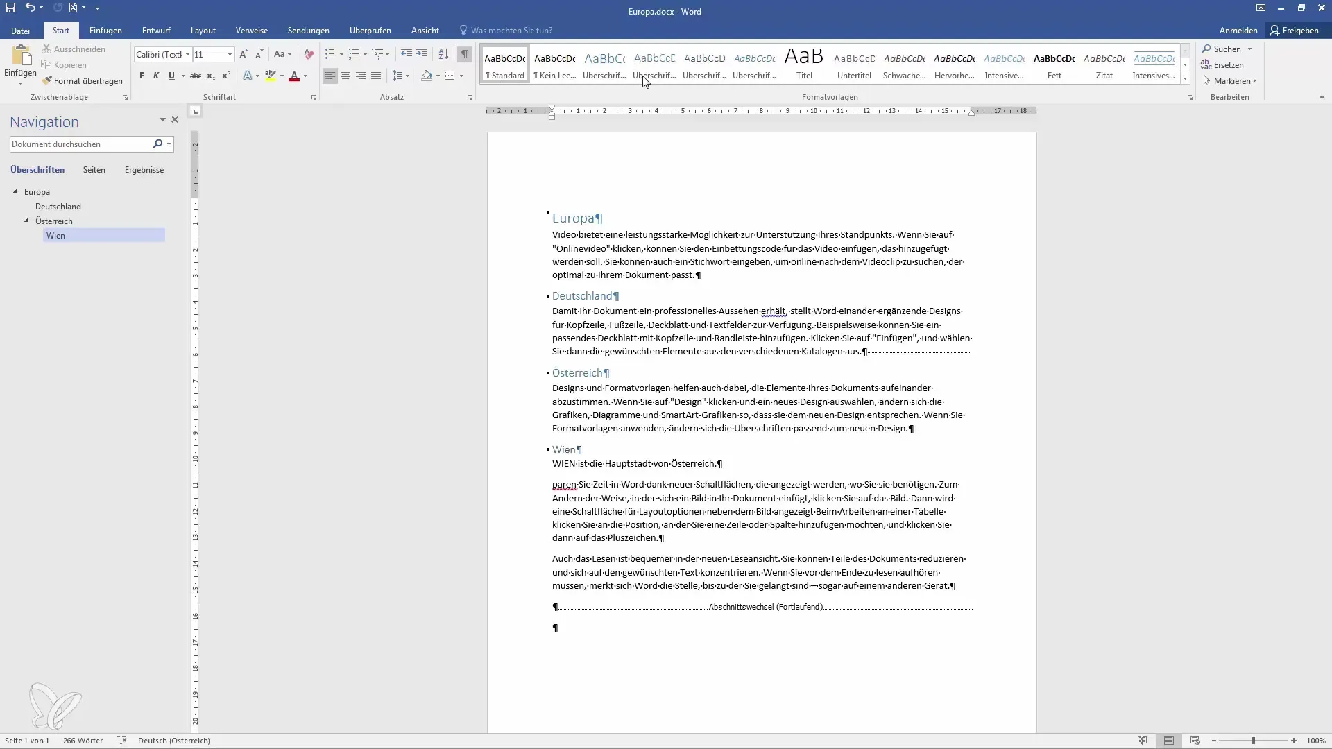 Utiliser efficacement les documents de succursales et centraux dans Word