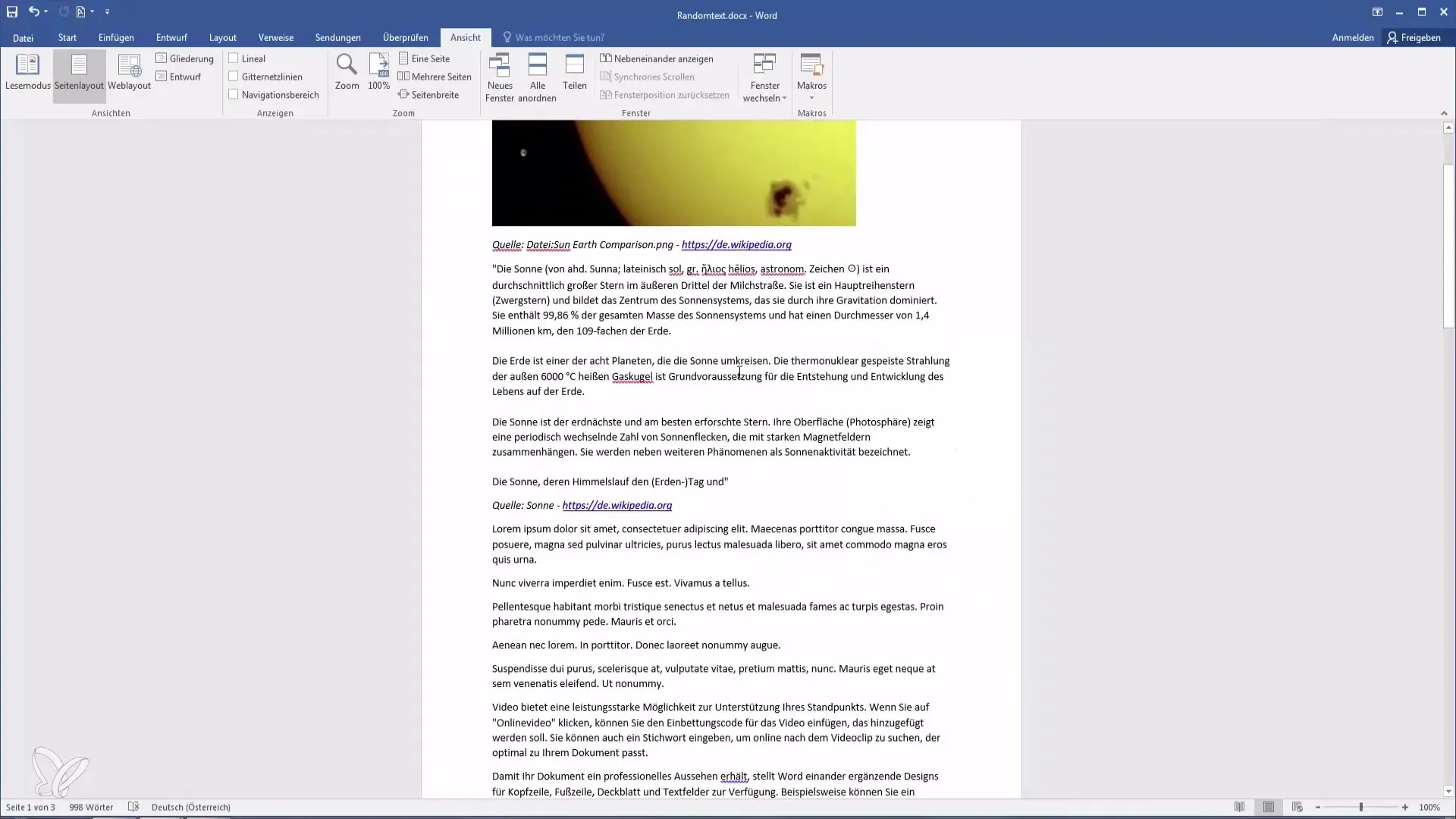 Adjustarea vizualizărilor zoom în Word este ușor de făcut