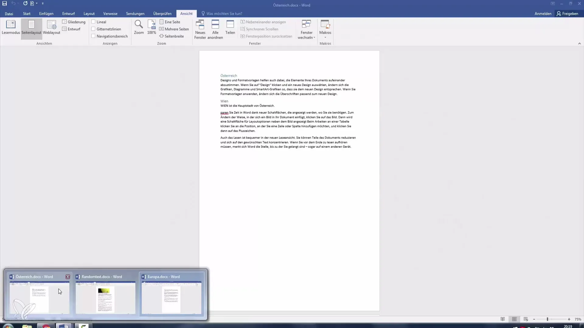 Multitasking in Word: Come utilizzare le finestre in modo più efficiente