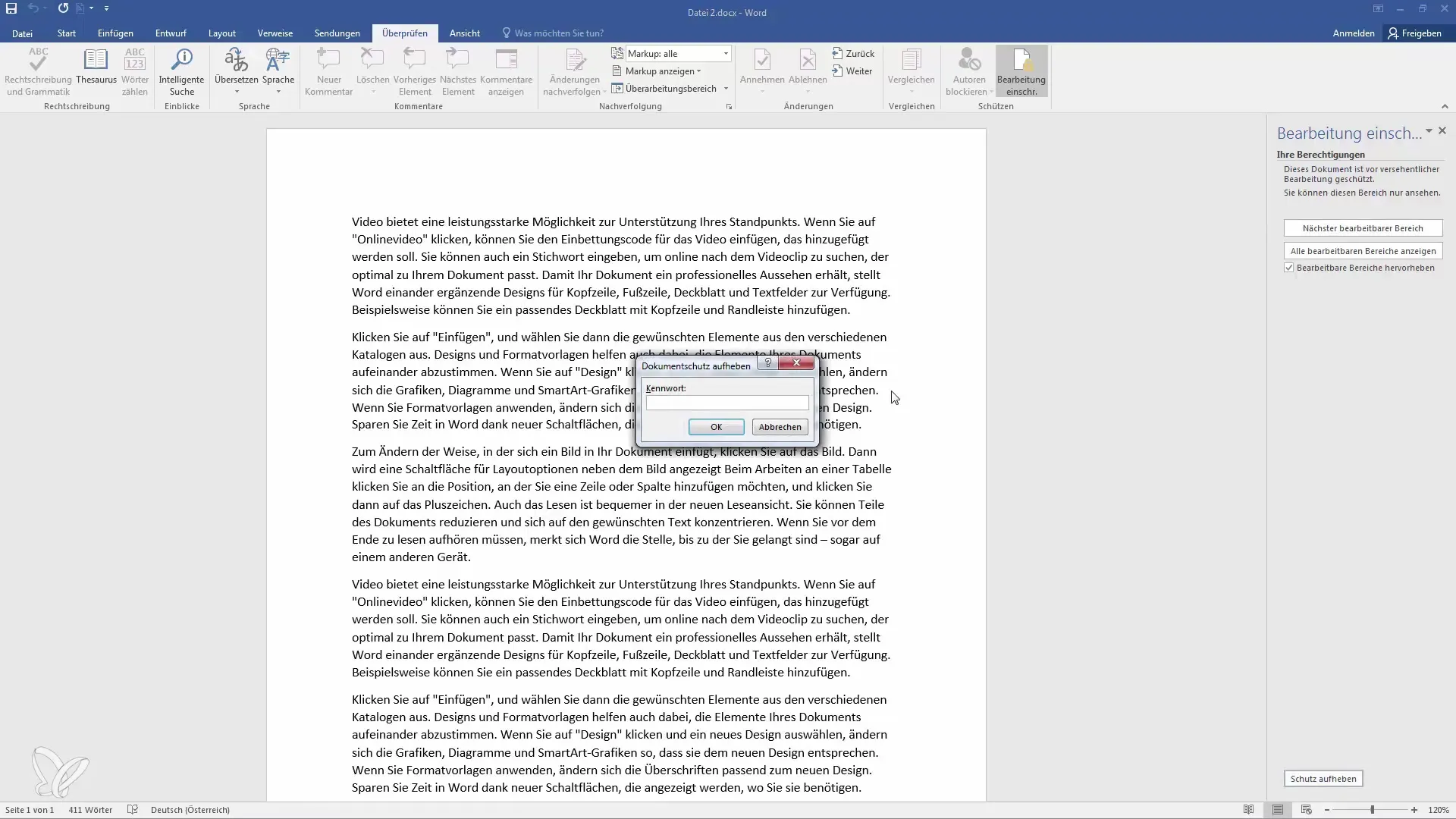 Pelajari cara melindungi dokumen di Word Pelajari cara melindungi dokumen di Word