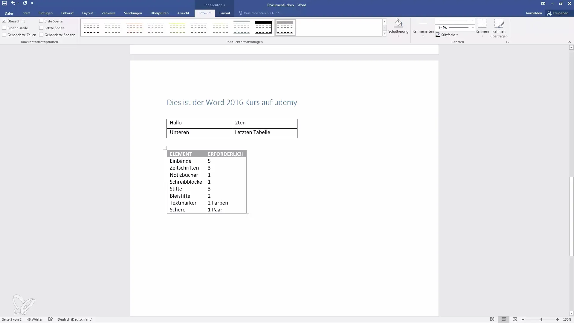 Word-Tabellen effizient gestalten – Deine Schritt-für-Schritt Anleitung