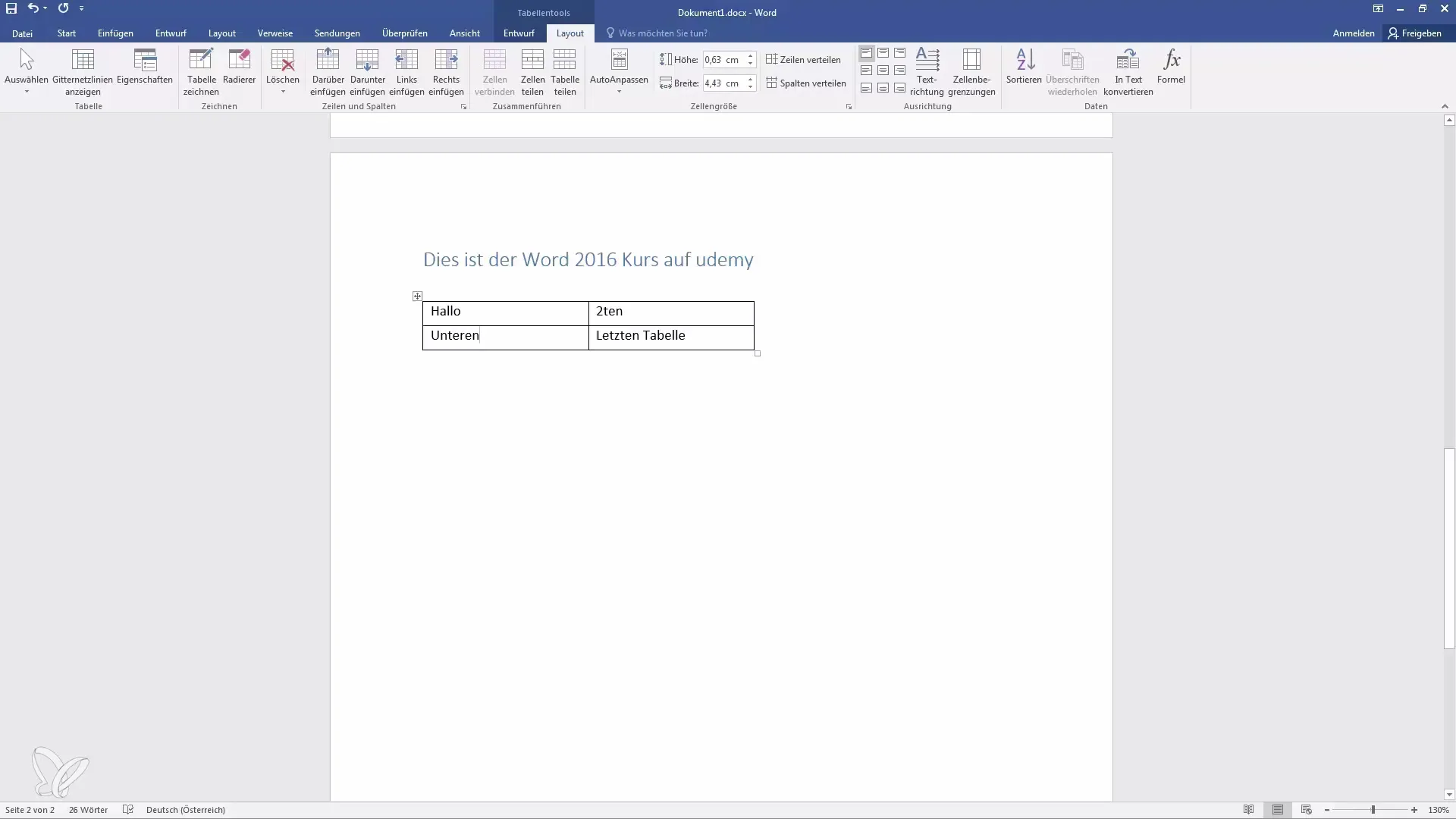 Word-Tabellen effizient gestalten – Deine Schritt-für-Schritt Anleitung