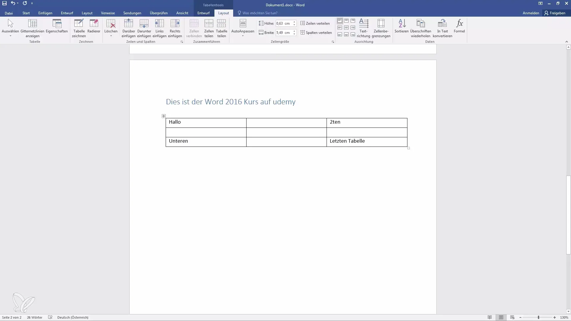 Word-Tabellen effizient gestalten – Deine Schritt-für-Schritt Anleitung