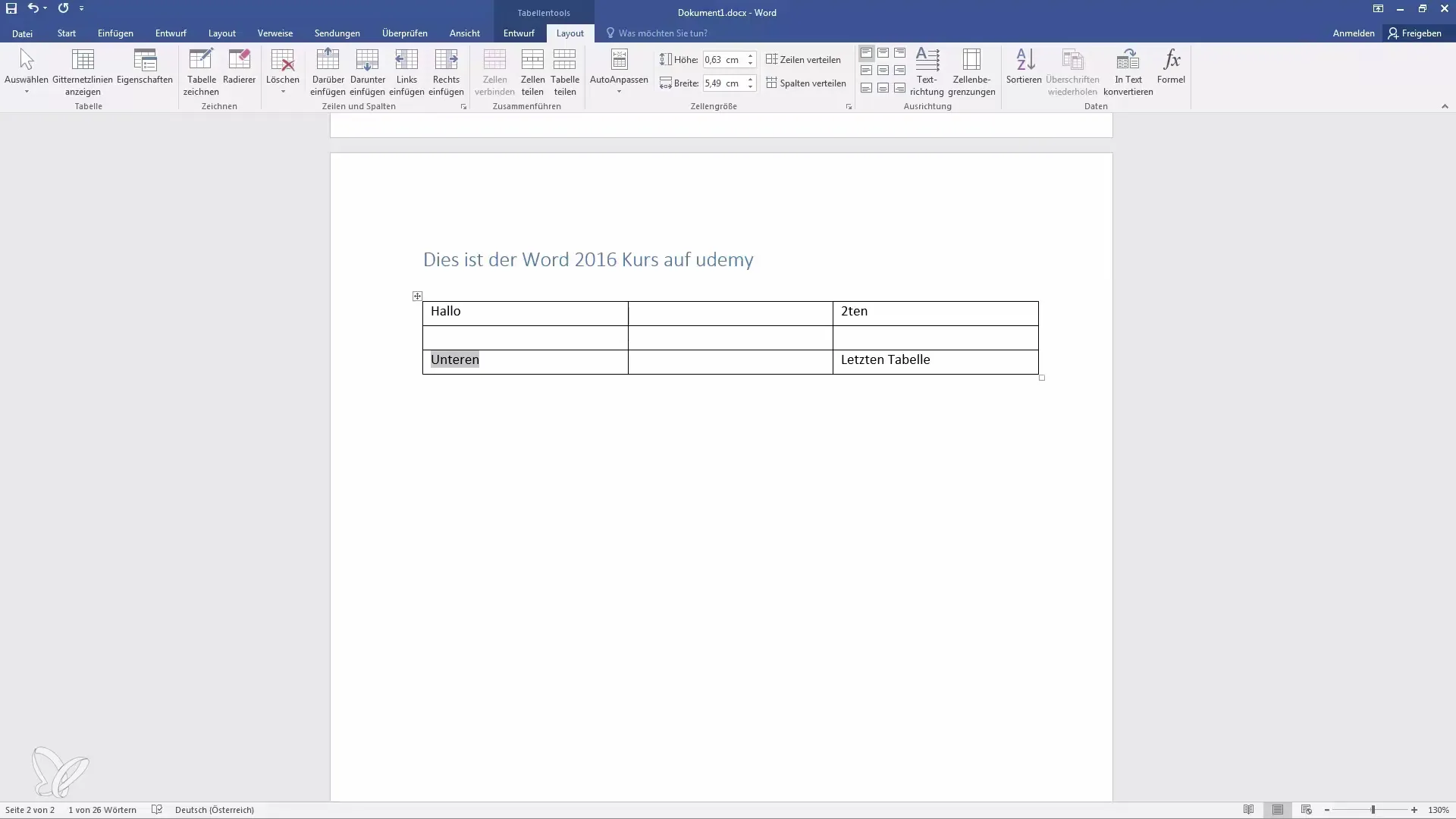 Word-Tabellen effizient gestalten – Deine Schritt-für-Schritt Anleitung