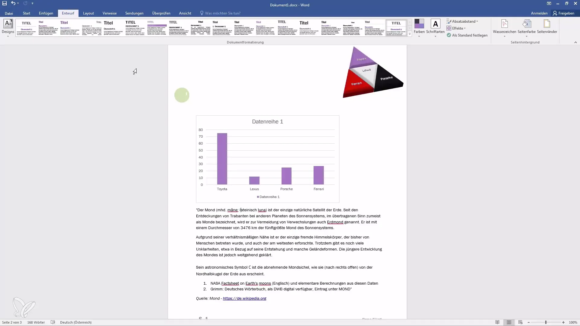Formattazione dei documenti - Un nuovo design per documenti Word