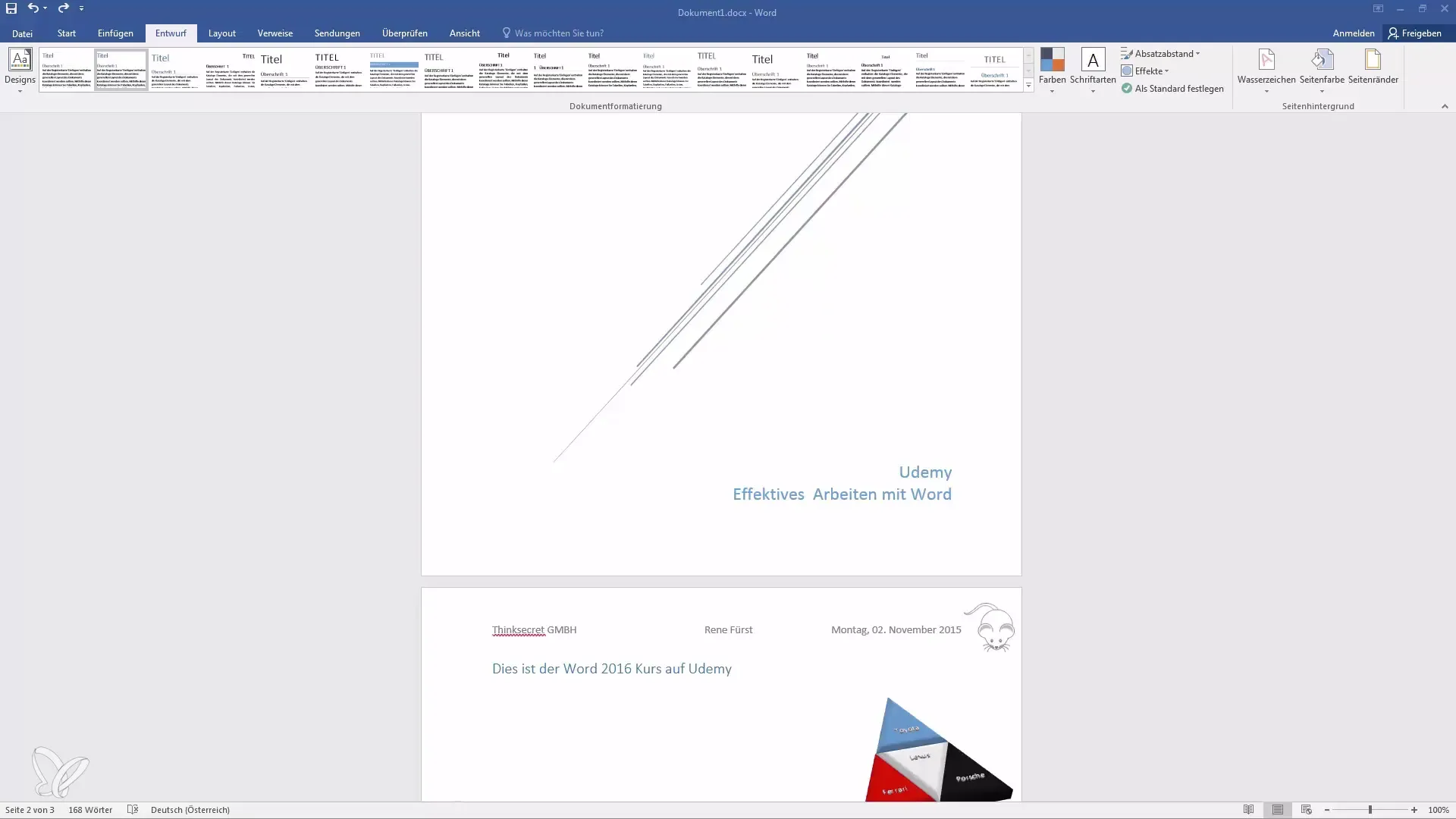 Formattazione dei documenti - Un nuovo design per i documenti di Word