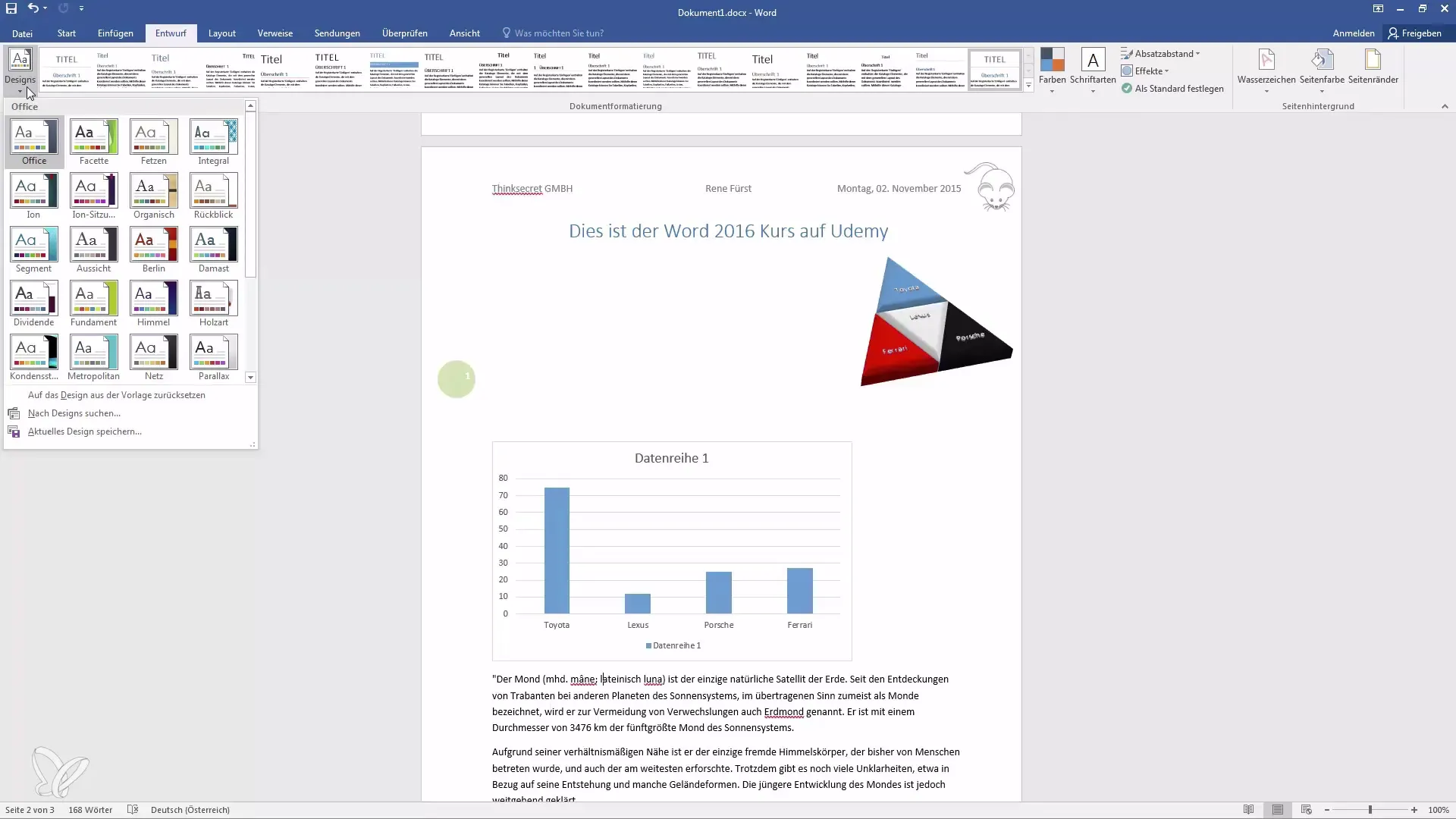 Formattazione dei documenti - Un nuovo design per i documenti di Word