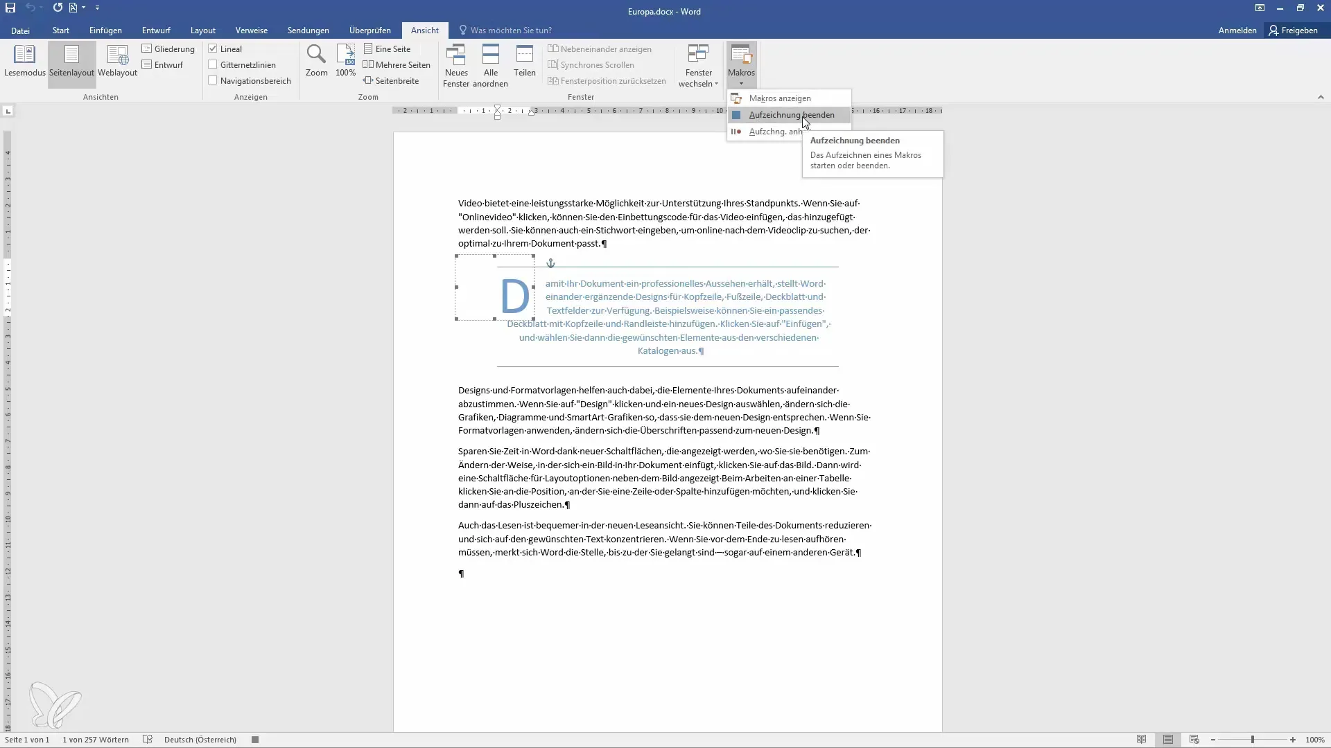Macrouri în Word 2016 - Așa îți optimizezi munca