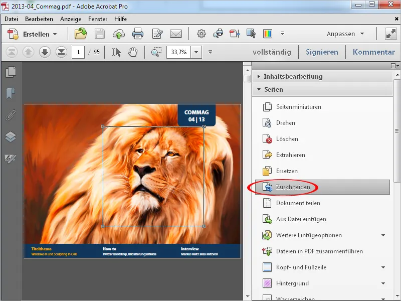 Editare pagini cu Acrobat Editarea paginilor cu Acrobat.