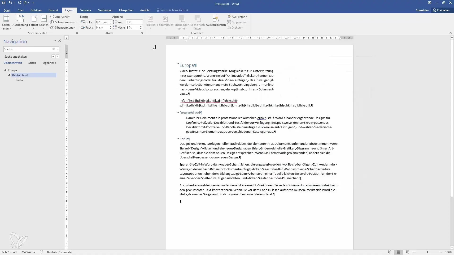 Effektive Nutzung von Linealen und Gitternetzlinien in Word