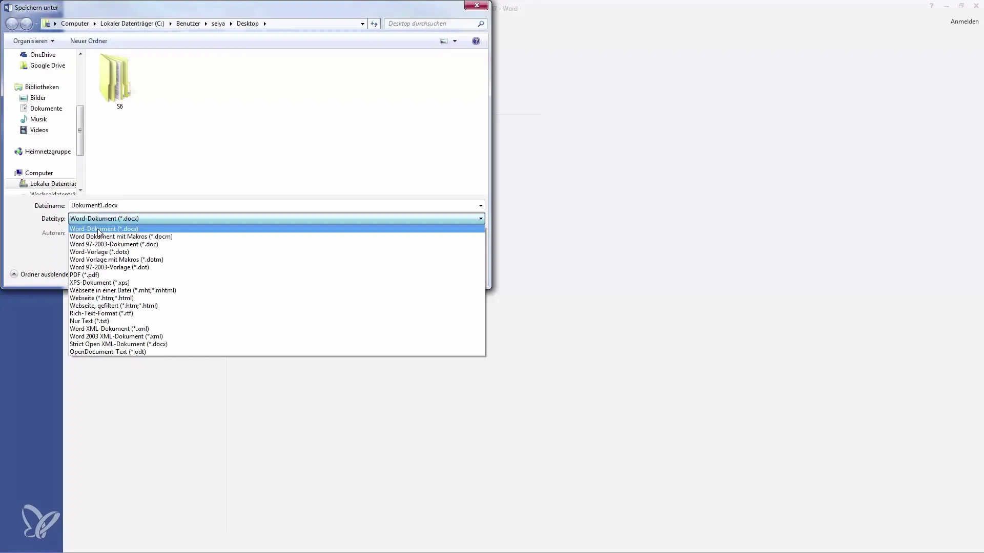 Crear y guardar en Word - Tu primer documento