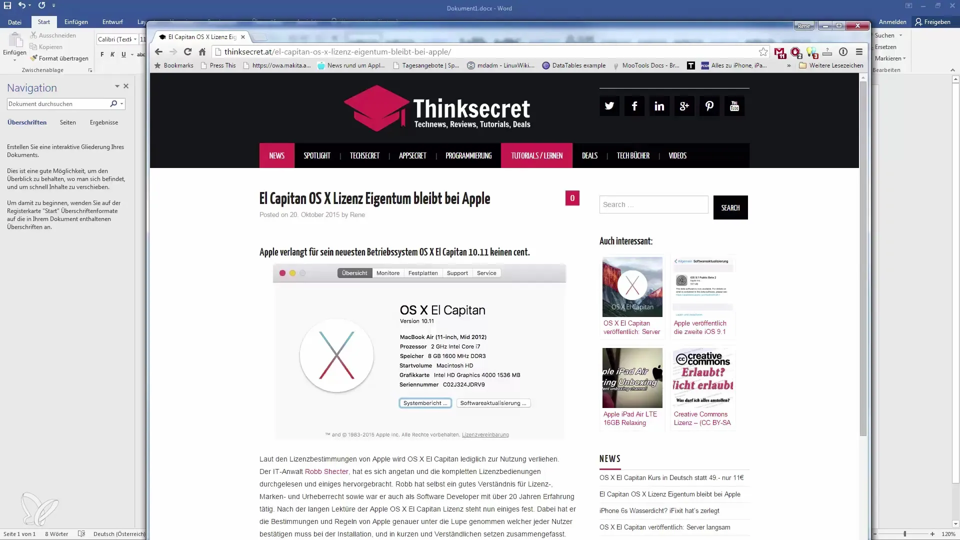 Effektive Nutzung der Zwischenablage in Word