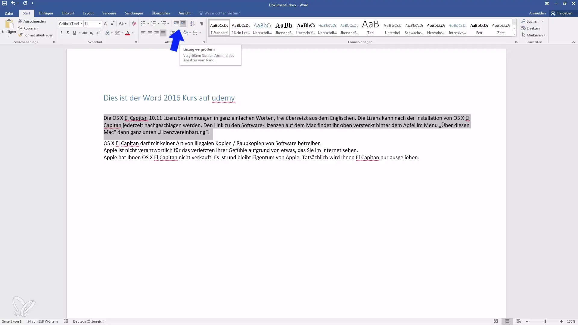 Optimale Absatzformatierungen in Word