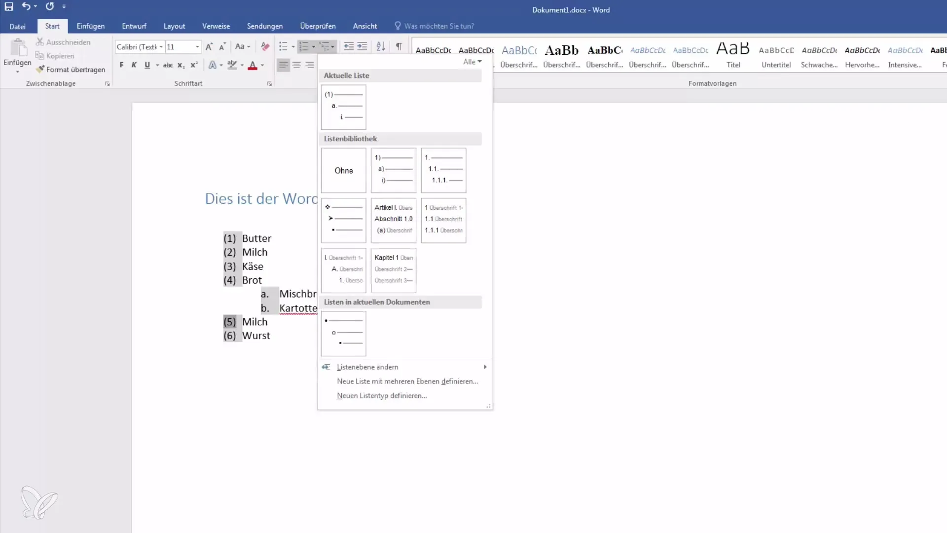 Membuat Daftar dengan Efisien di Word Membuat Daftar Efektif di Word
