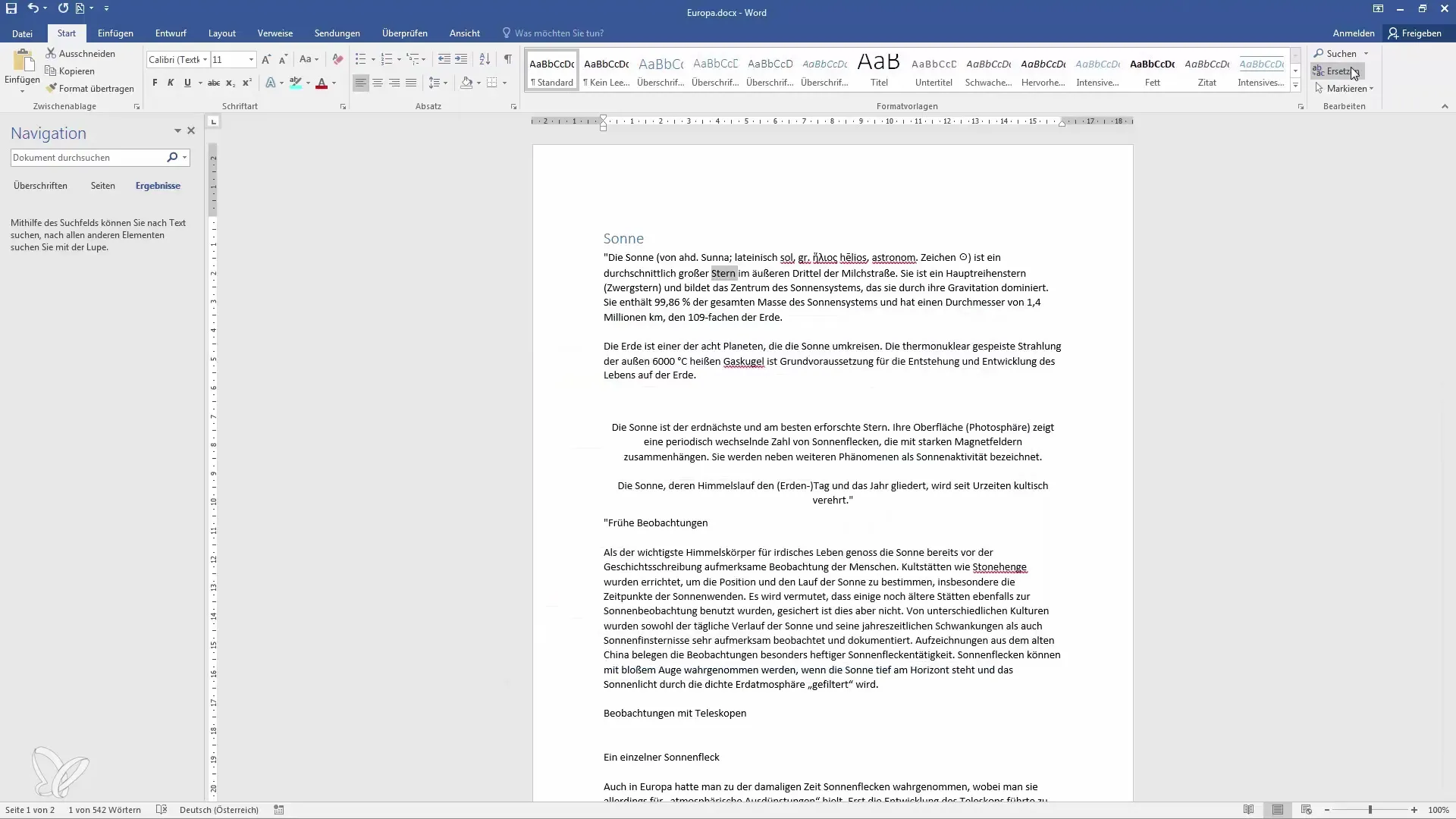 Paranna Wordia: Tehokas etsiminen ja korvaaminen