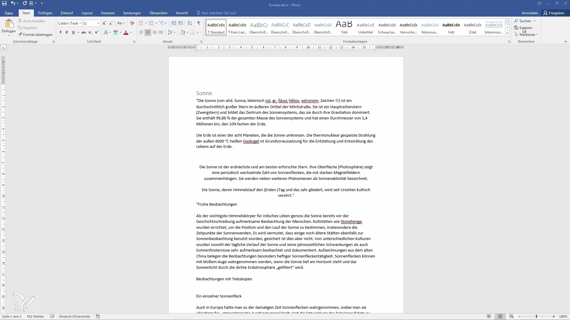 Parhaiten Wordilla: Tehokas haku ja korvaaminen