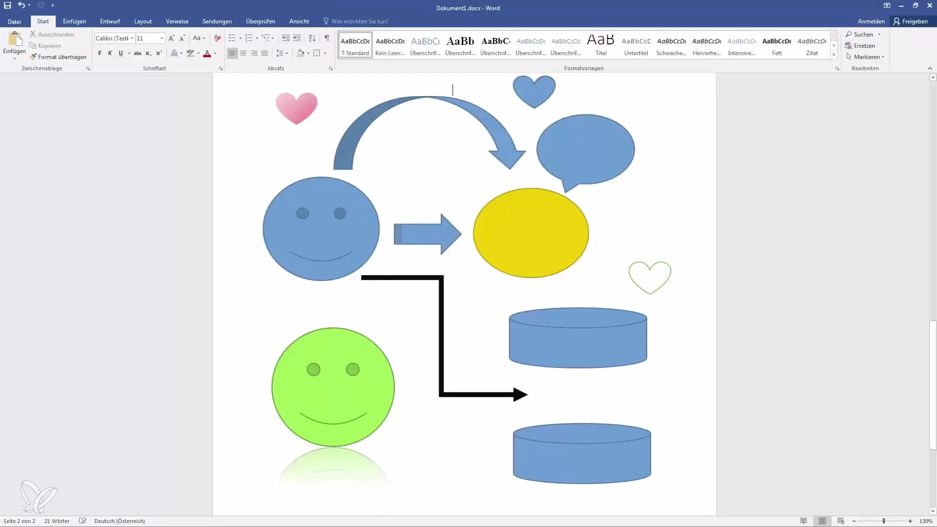 Utilizar formas de manera eficiente en Word