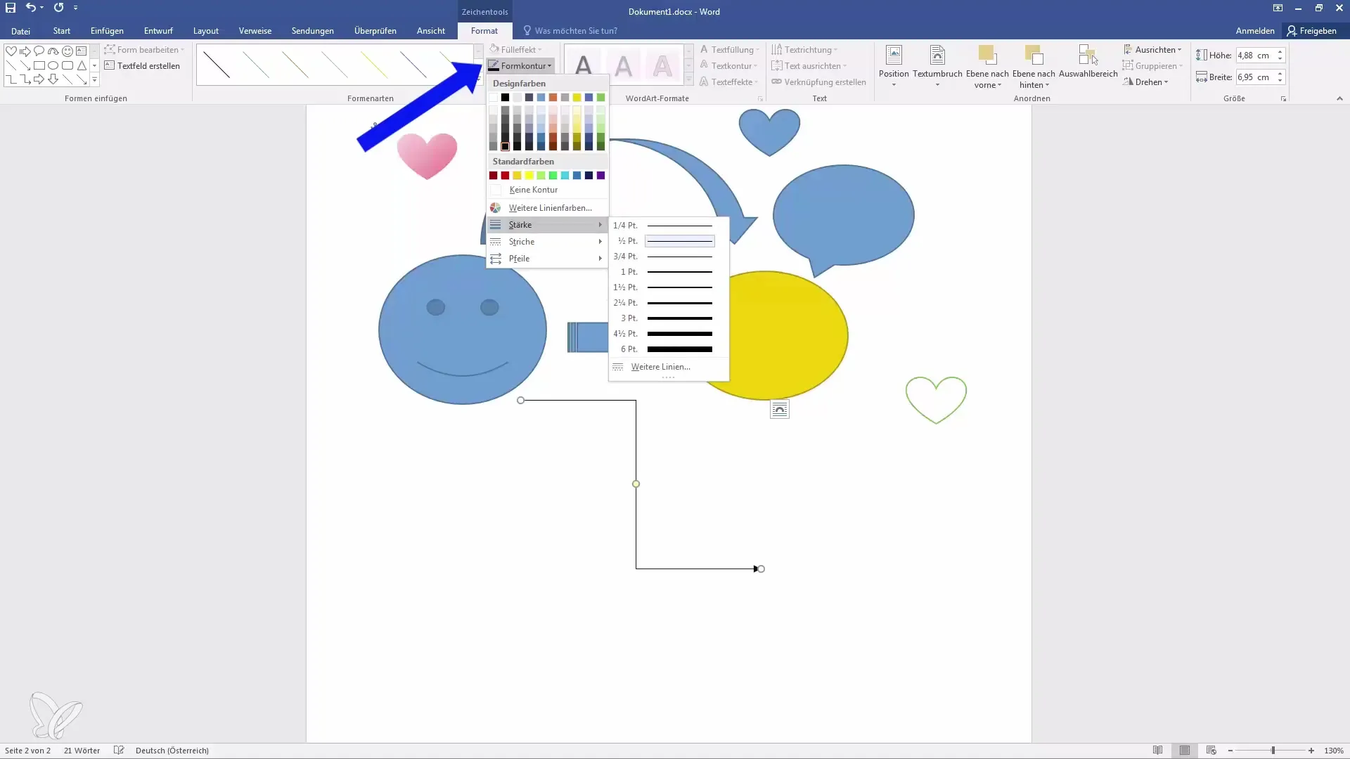 Utilizar formas de manera eficiente en Word