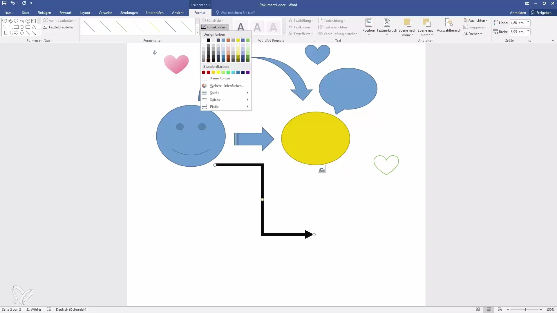 Utilizar de manera eficiente las formas en Word