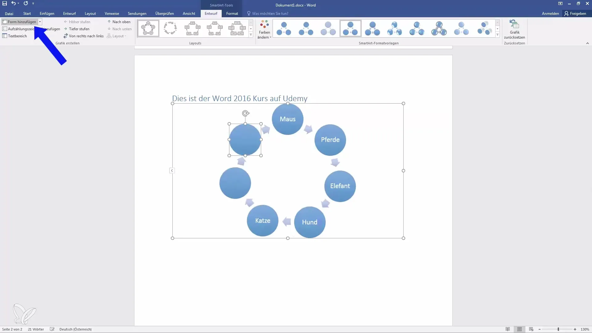 SmartArt en Word: creando gráficos para información
