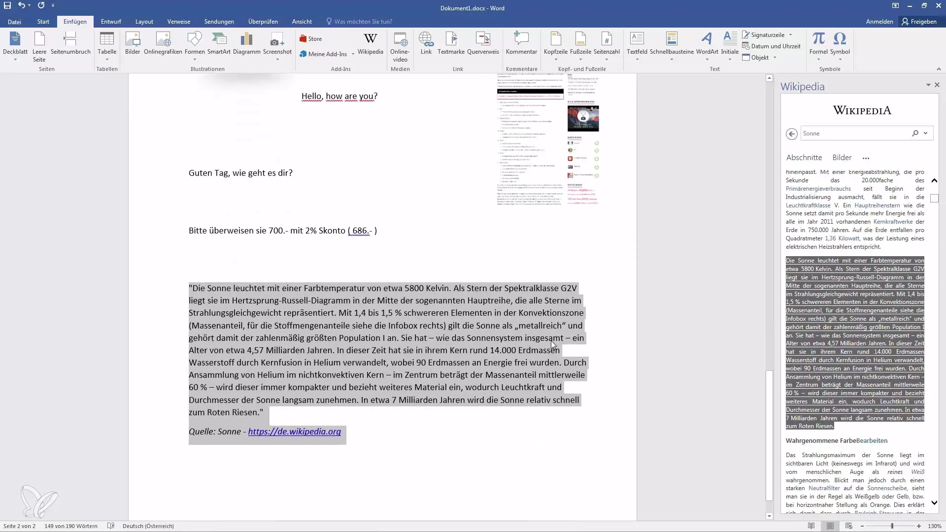 Word Add-Ins: Pemanfaatan Efisien Wikipedia dan Terjemahan
