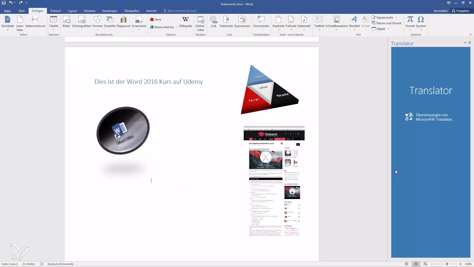 Word Add-Ins: Pemanfaatan Efisien dari Wikipedia dan Terjemahan