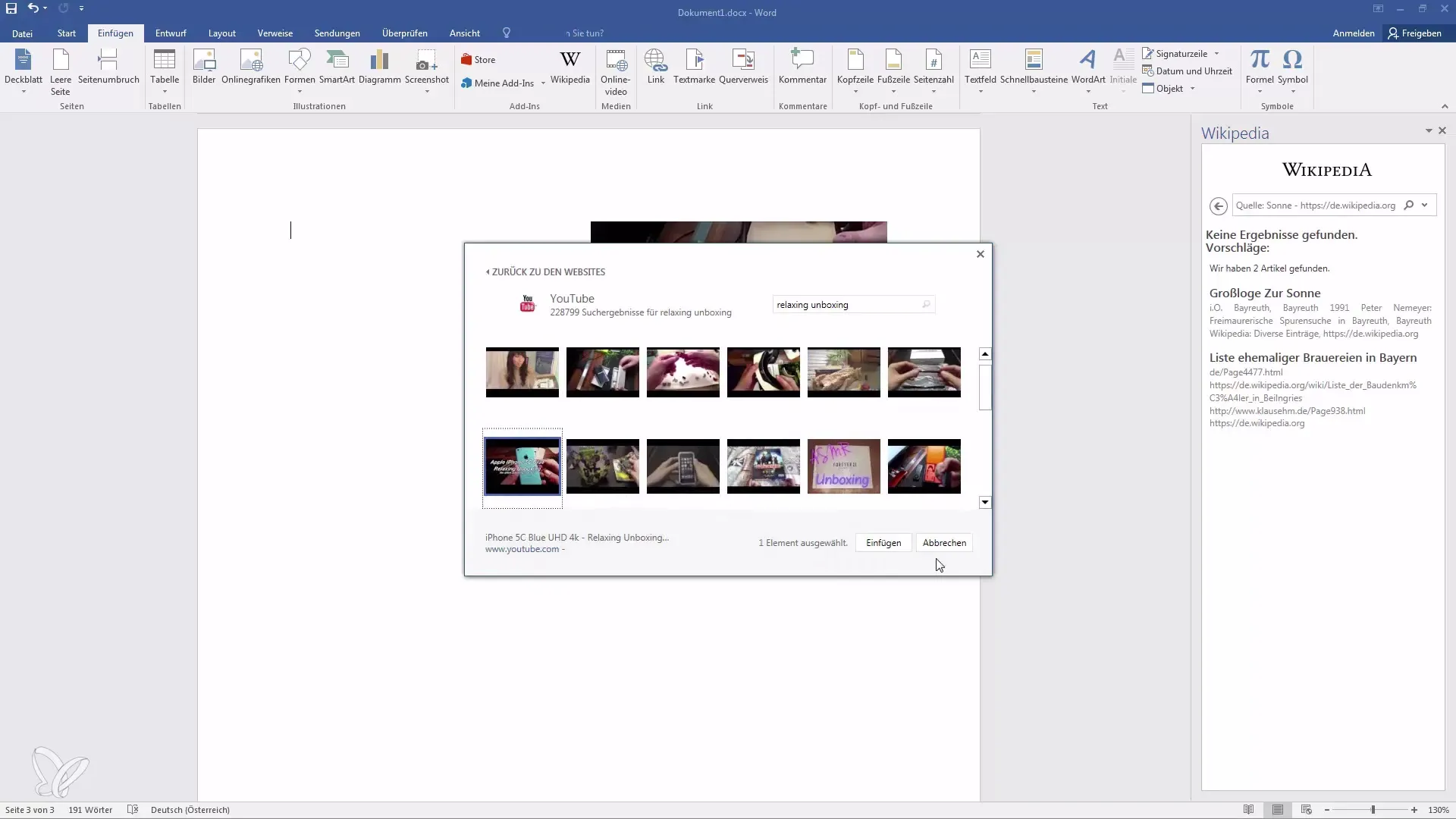 Integrate and play videos efficiently in Word documents