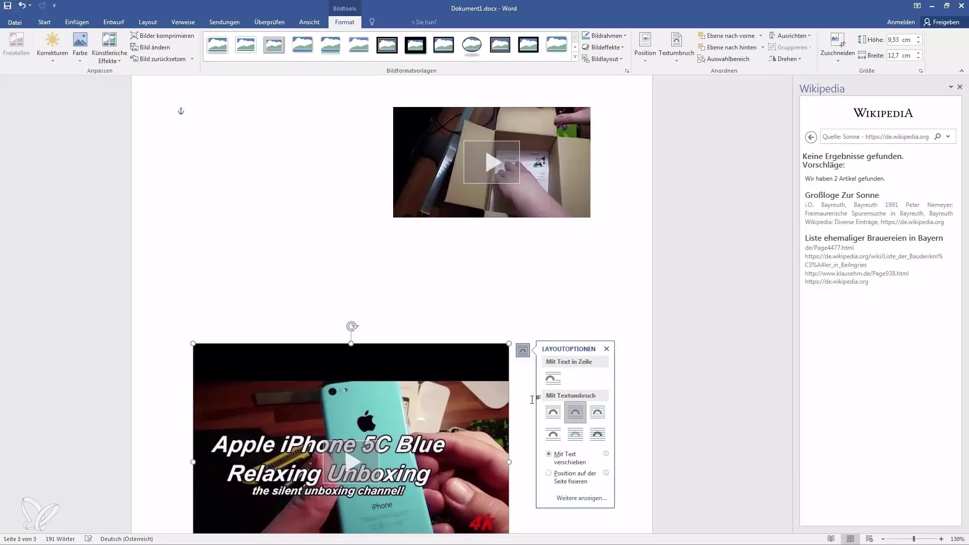Integrate and play videos efficiently in Word documents