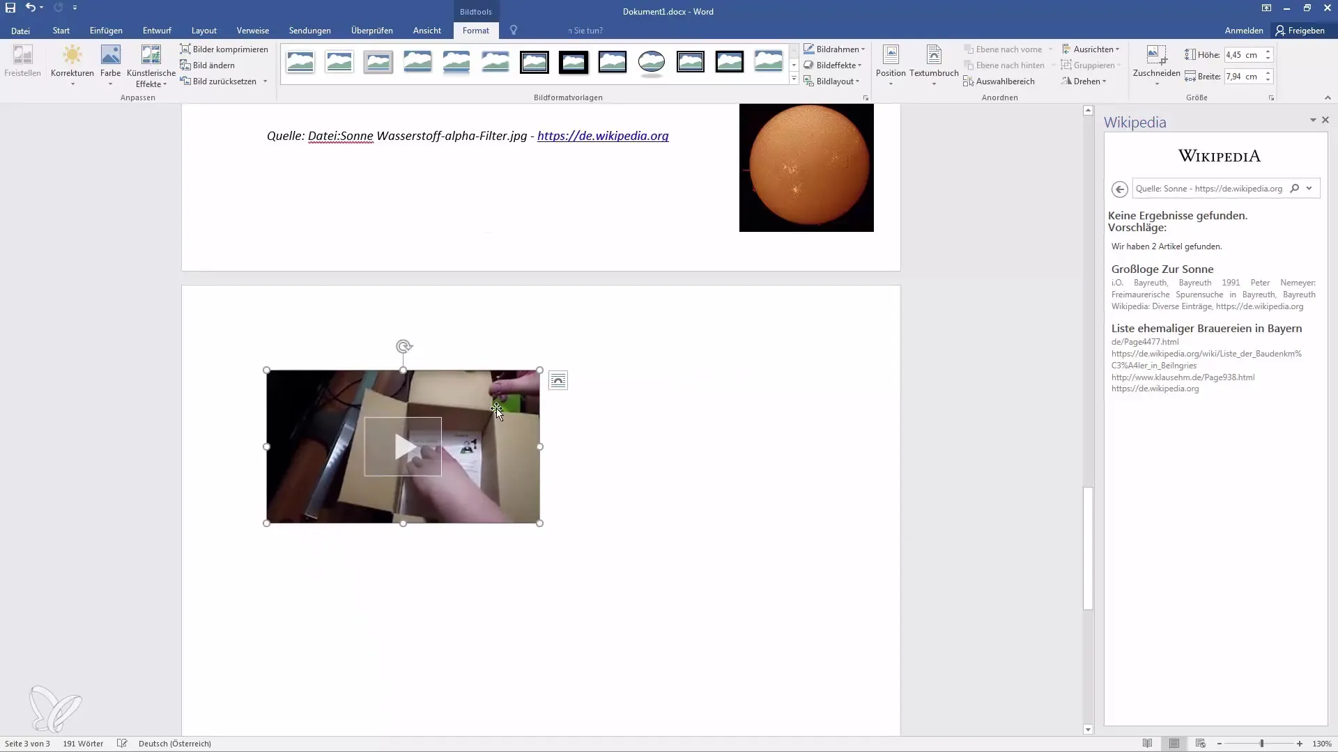 Integrate and play videos efficiently in Word documents