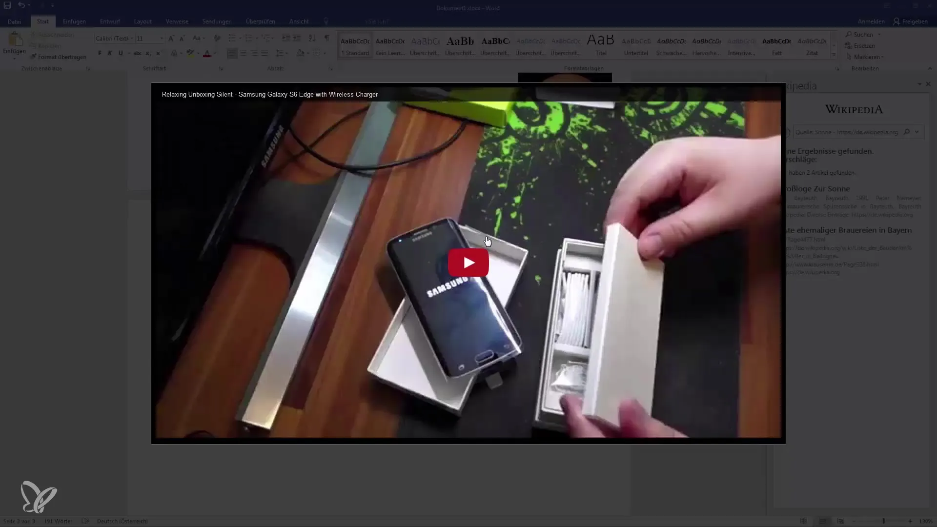 Integrate and play videos efficiently in Word documents