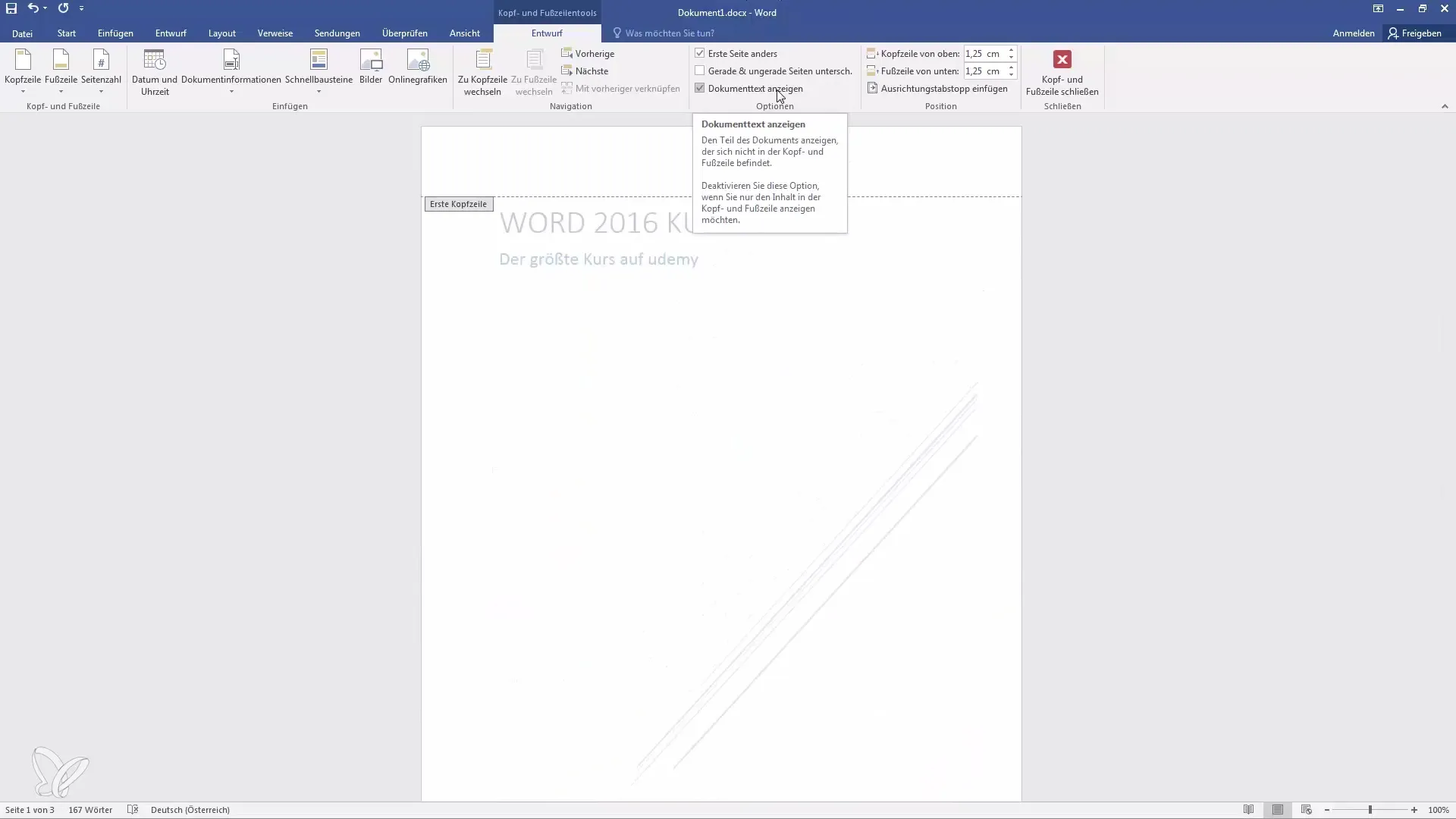 A crea antete și subsoluri eficiente în Word