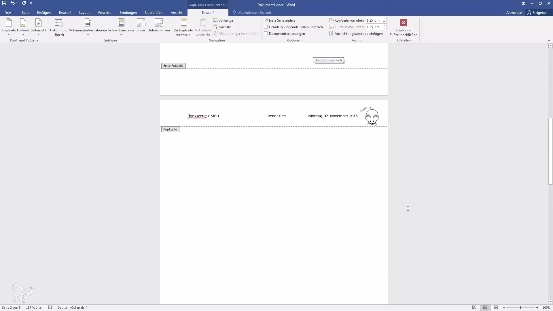 A crea antete și subsoluri eficiente în Word