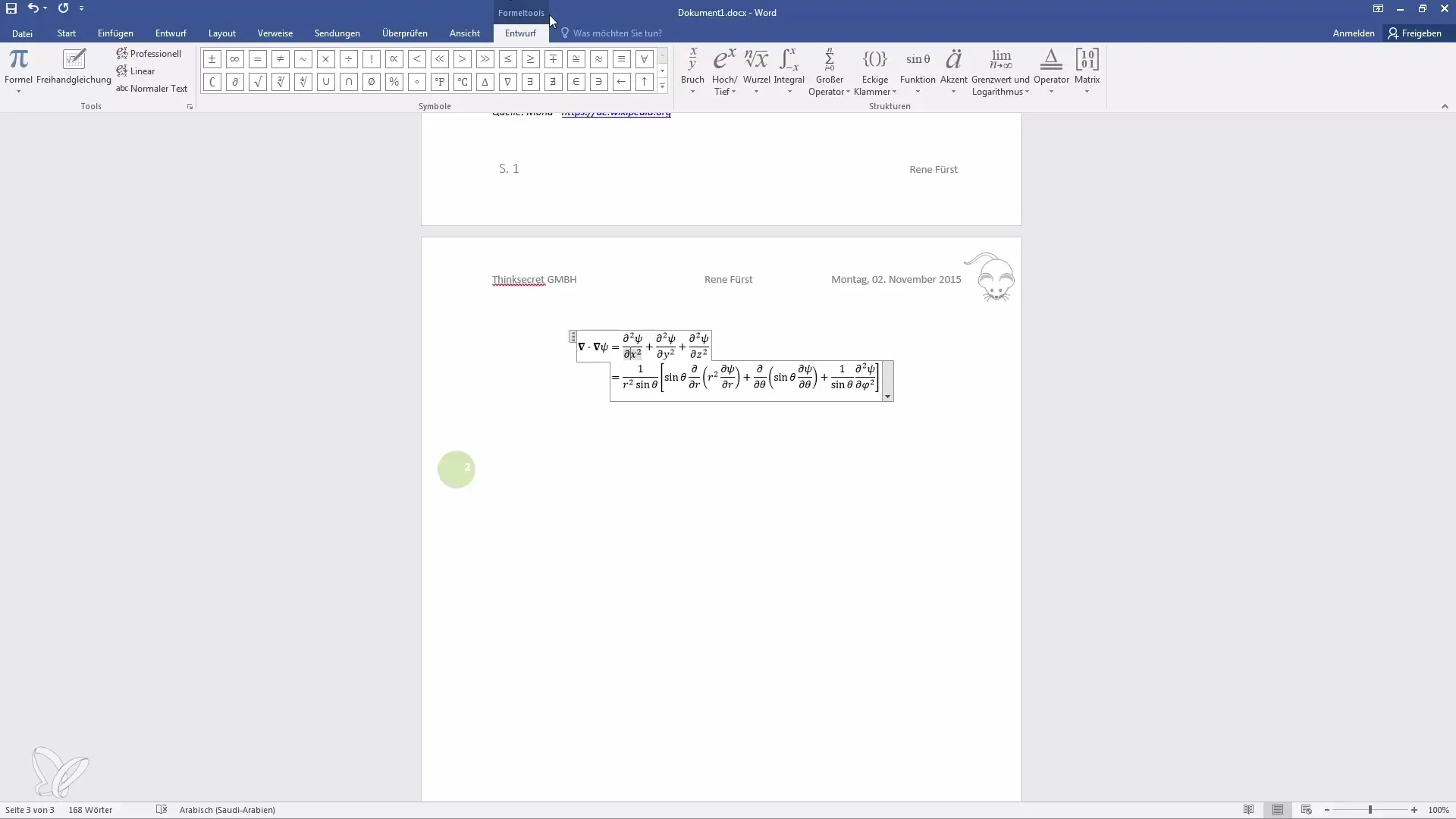 Inserire in modo efficace formule matematiche e simboli in Word