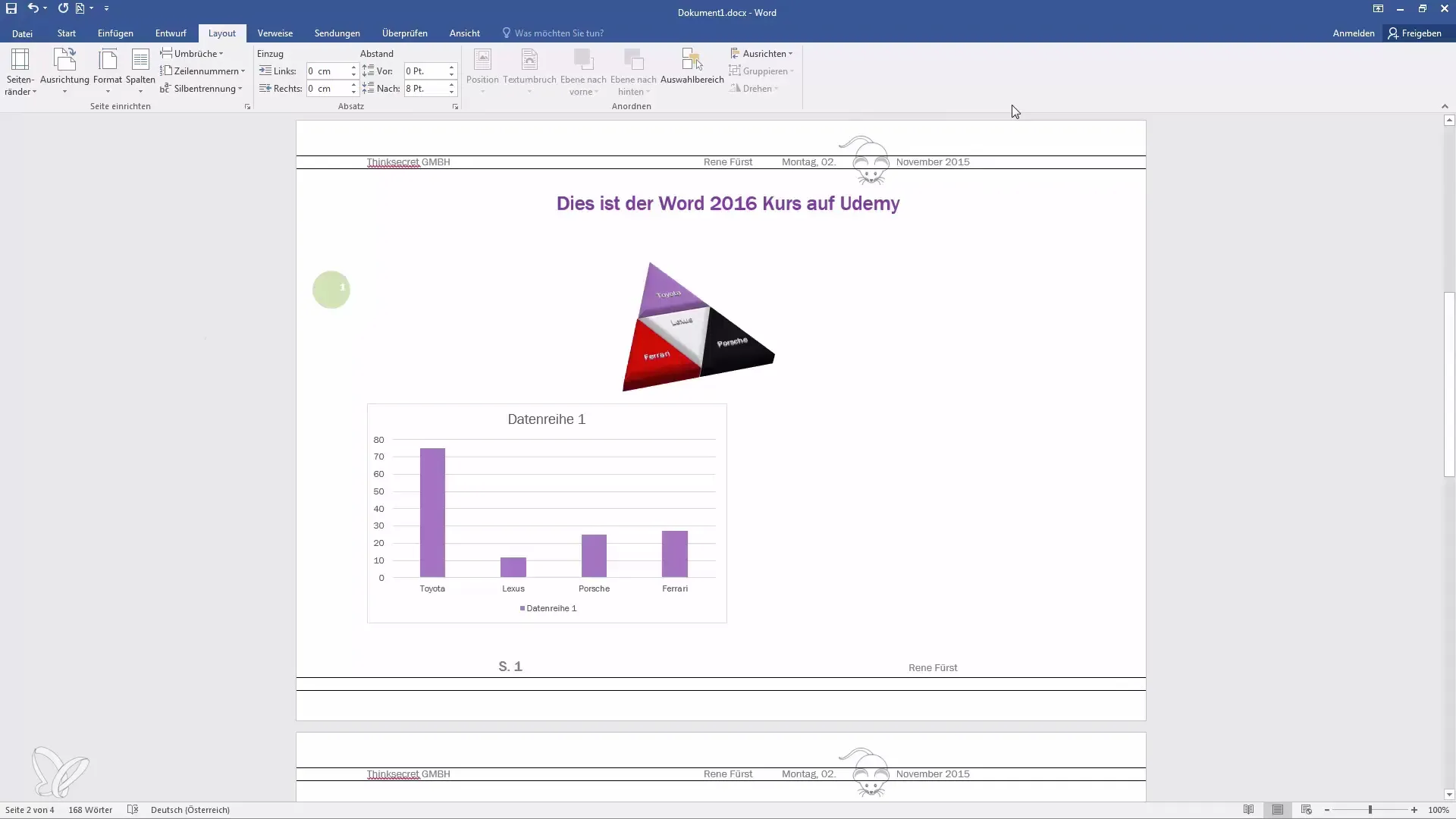 Crear documentos de Word profesionales - Márgenes de página, orientación y columnas