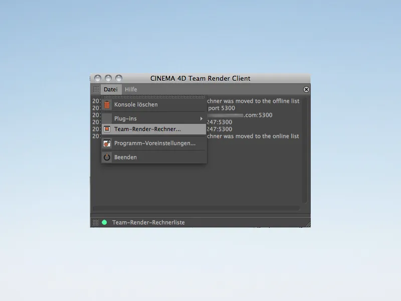 Nuovo nel rilascio 15 - Rendering con Team Render