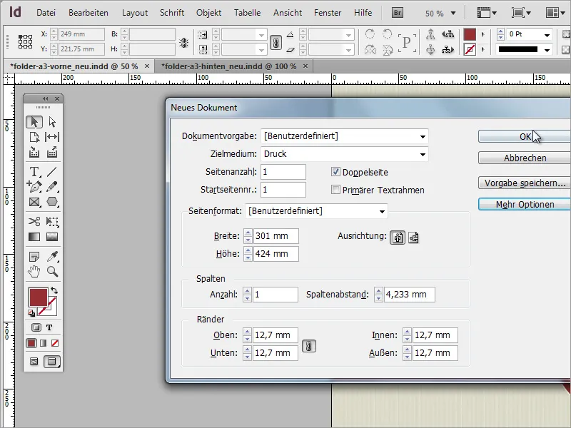 Mendesain menu profesional di Adobe InDesign - Bagian 1