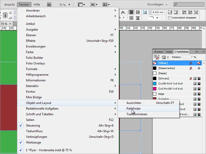 Merancang menu profesional di Adobe InDesign - Bagian 1