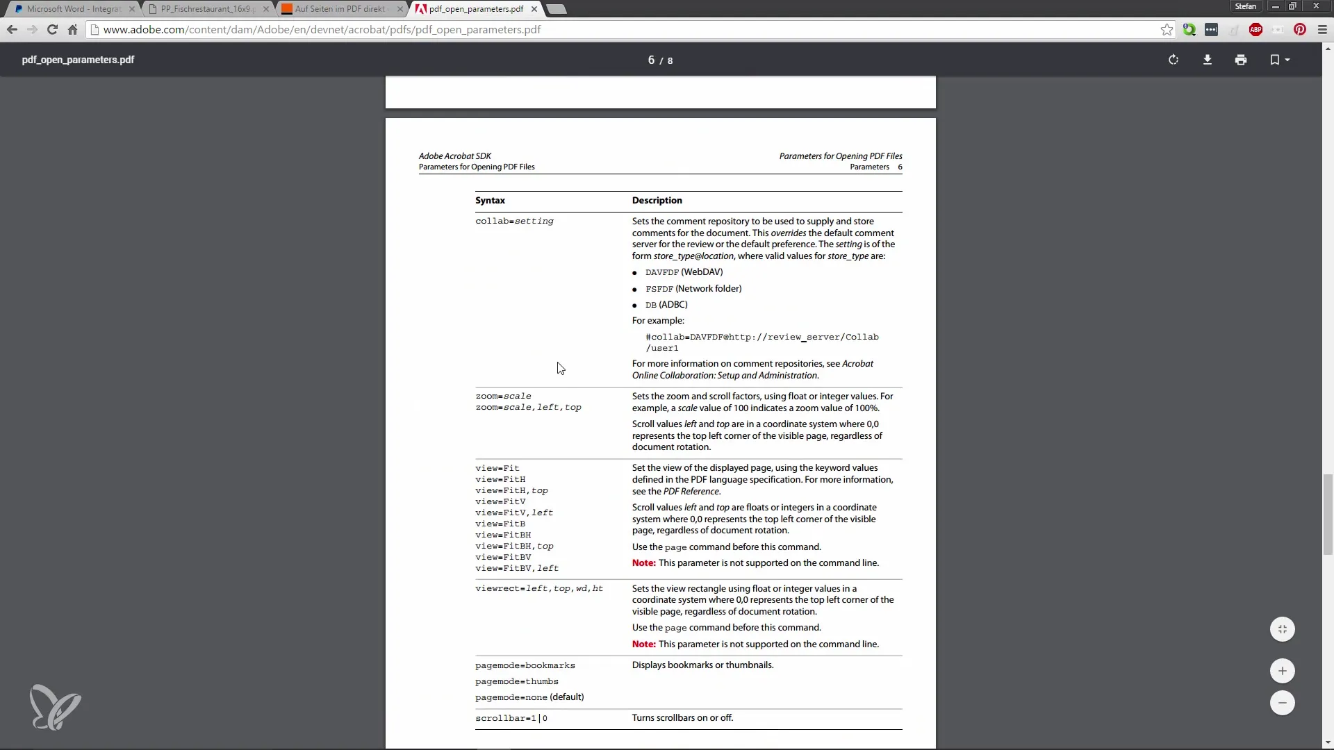 Πλοήγηση σε PDF μέσω URL - Πώς να μεταβείτε σε σελίδες!
