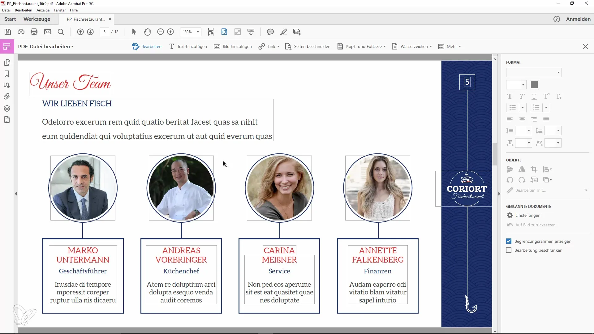 Editarea simplă a imaginilor în fișiere PDF