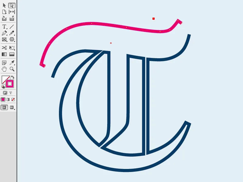 Το εργαλείο ψαλίδι στο InDesign
