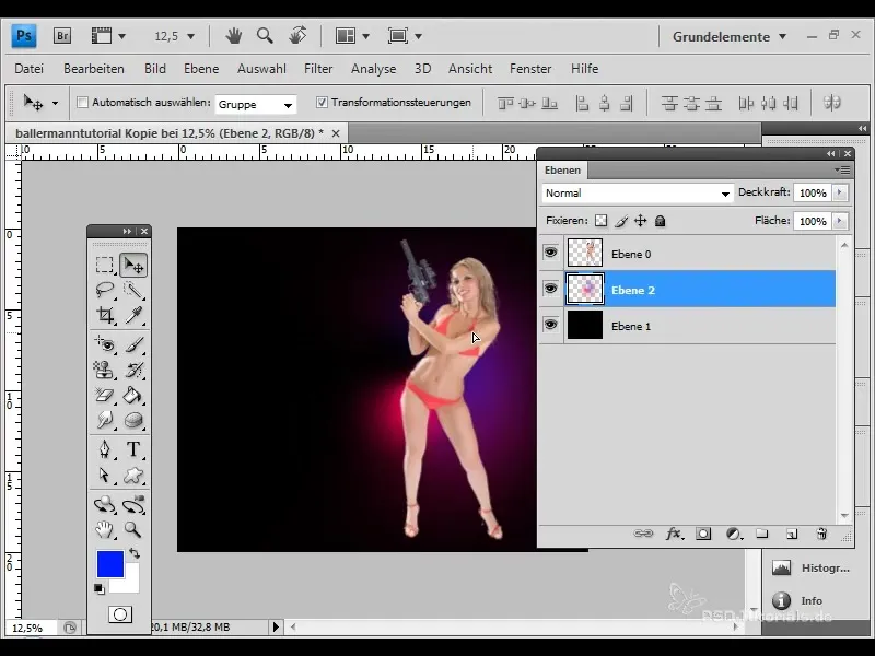 Membuat efek cahaya yang bersinar di Photoshop Membuat efek sinar bercahaya di Photoshop