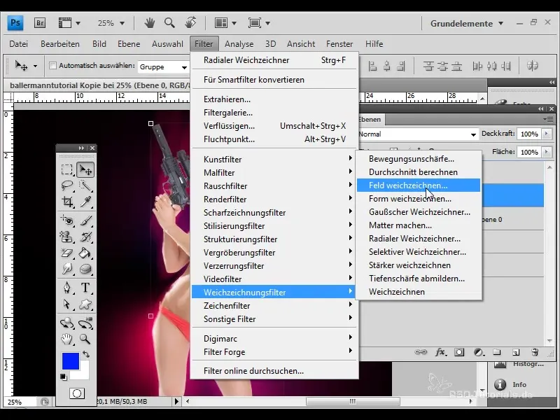 Membuat efek cahaya bercahaya di Photoshop Membuat efek sinar bersinar di Photoshop