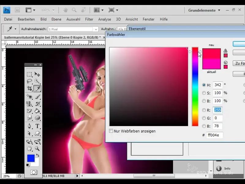 Membuat efek sinar bersinar di Photoshop Membuat efek cahaya berpendar di Photoshop
