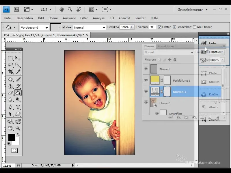 Melakukan pengembangan silang digital di Photoshop Menerapkan pengembangan silang digital di Photoshop