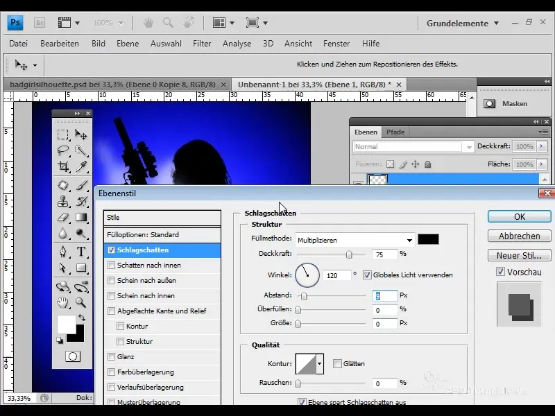 Bad Girl Silhouette: Lag imponerende silhuetter