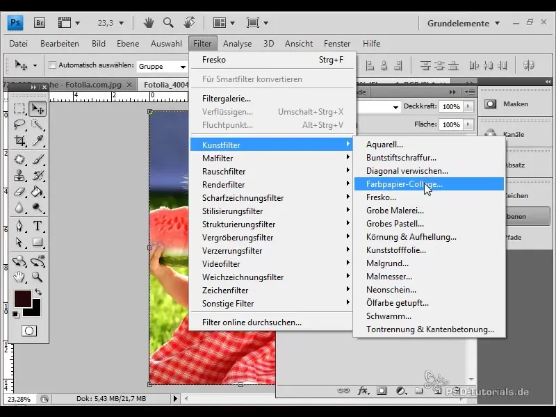 Skap akvarell-effekt i Photoshop selv