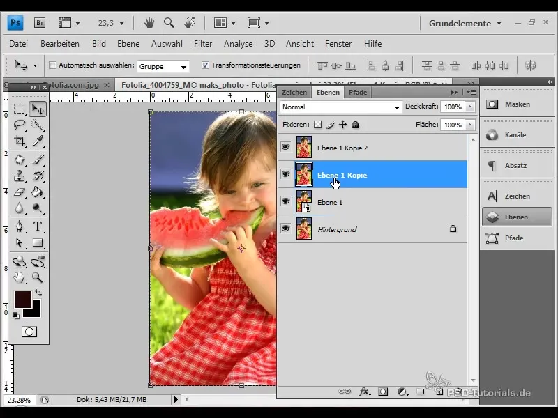 Skap vannfarge-effekt i Photoshop selv