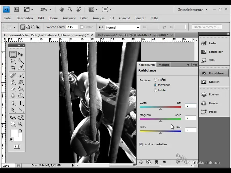 Fargenyansering av svart-hvitt-bilder i Photoshop